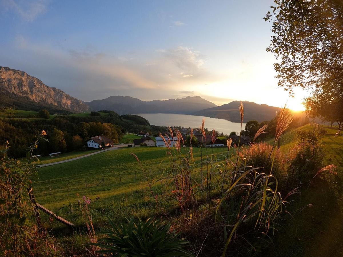 Biohof Schwanser Steinbach am Attersee Exterior foto